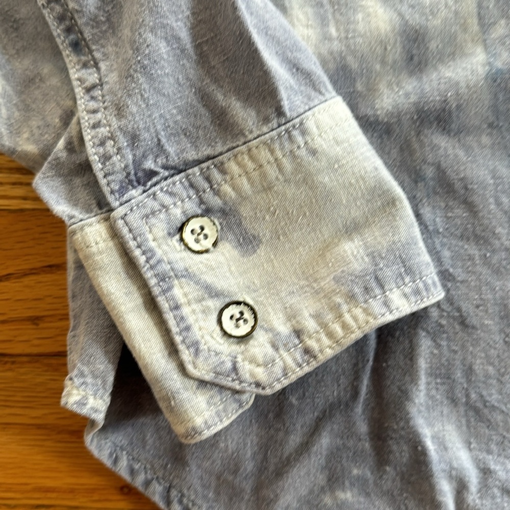 Rag And Bone Bleached Chambray Button Up Shirt. S… - image 4